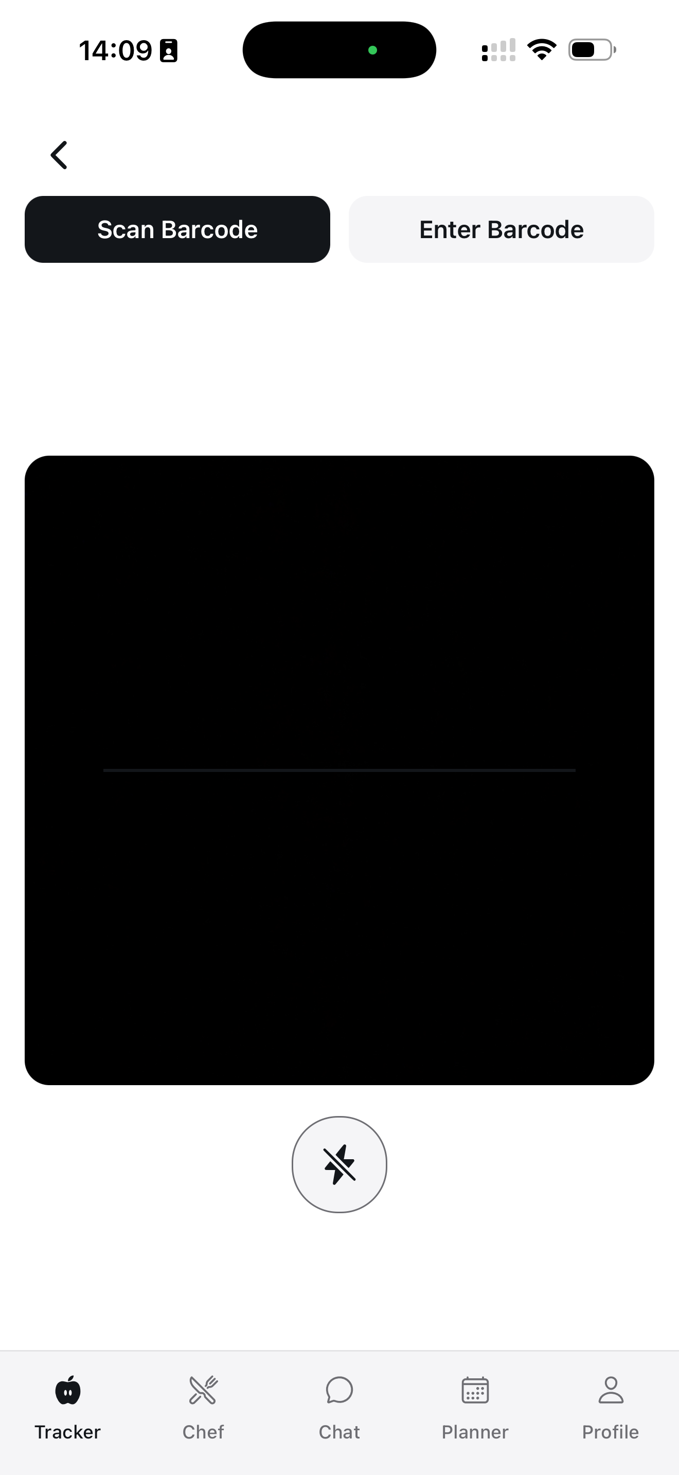 Arori barcode scanning with product nutrition info